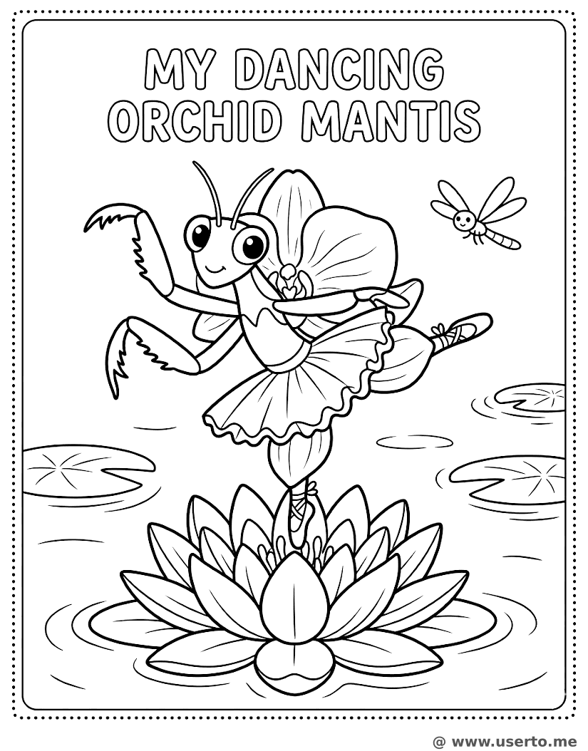 La Mantis Orquídea Bailarina