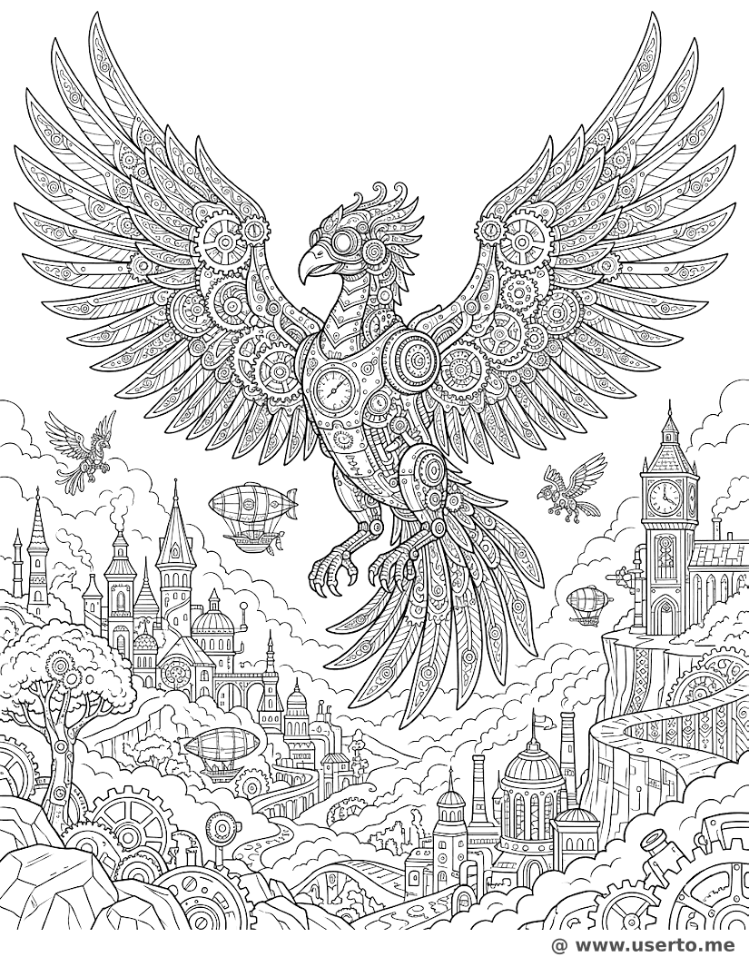 The Steampunk Phoenix Rises