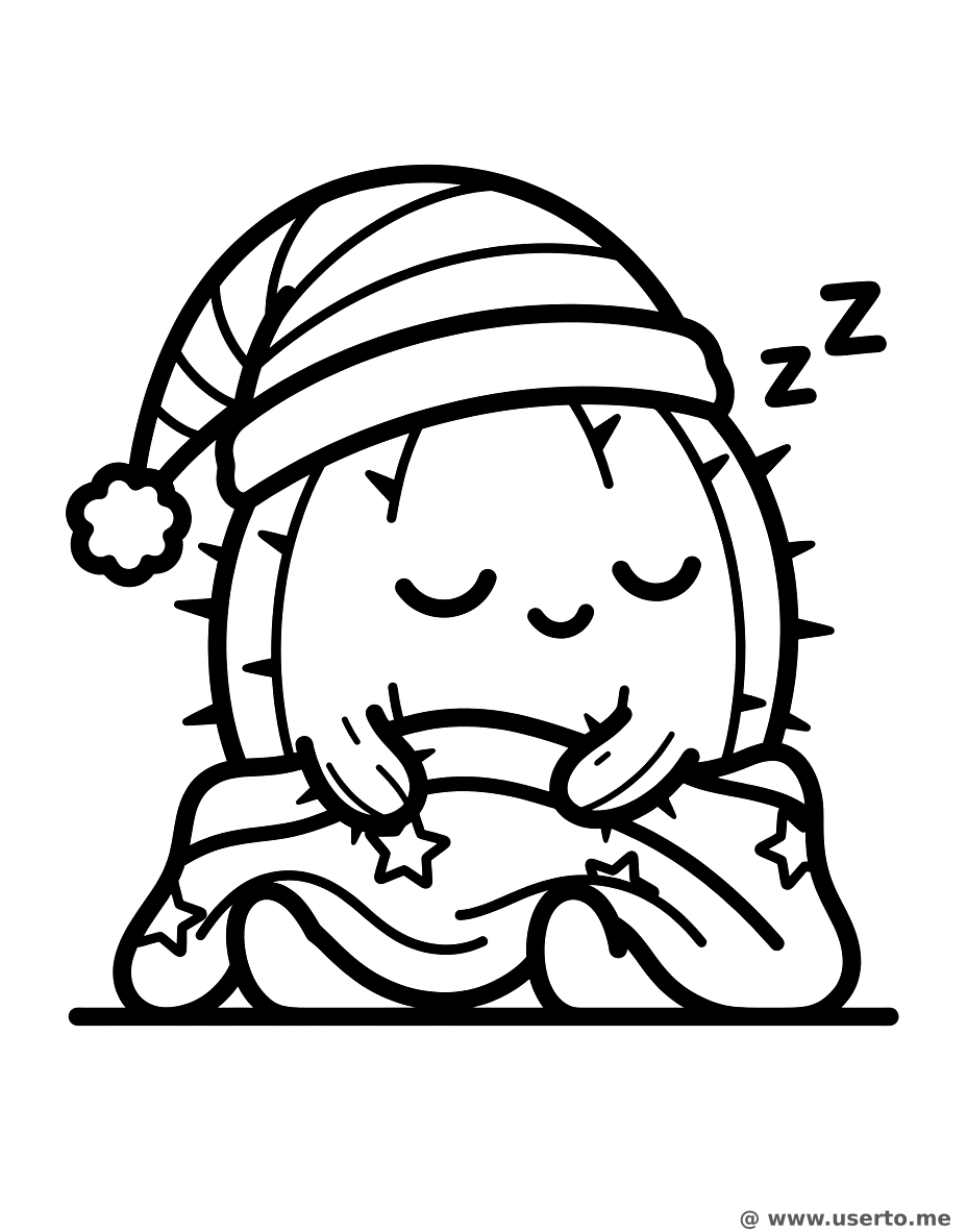 Sleepy Little Cactus