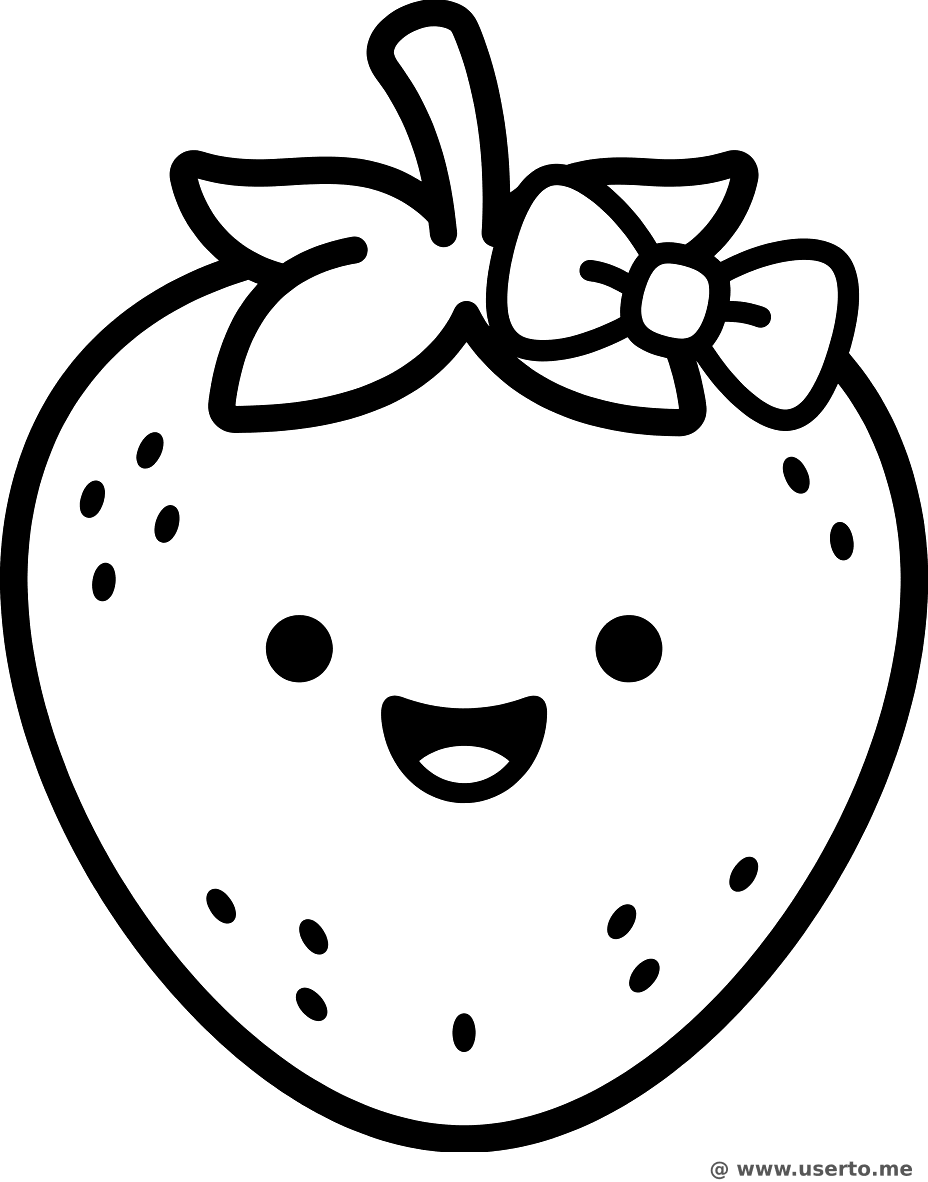 방긋 웃는 딸기