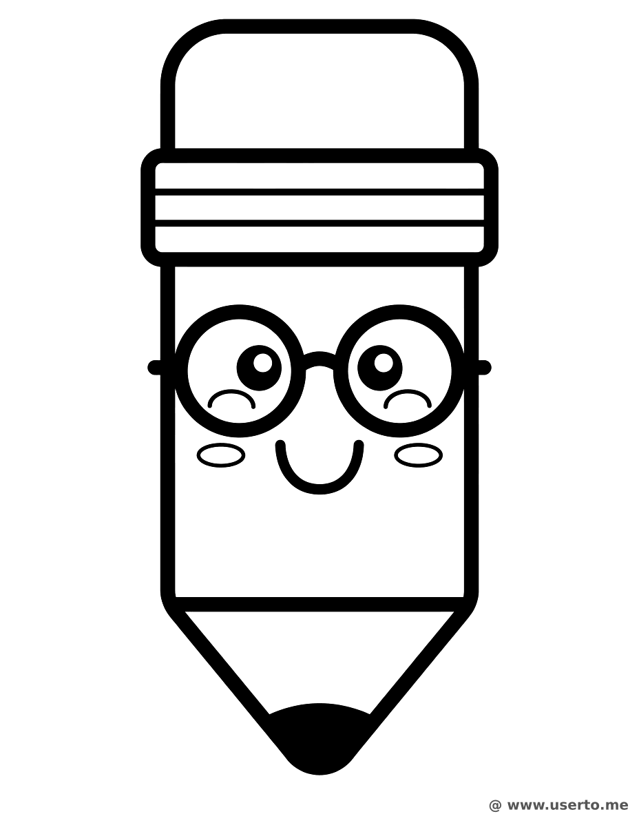 귀여운 꼬마 연필