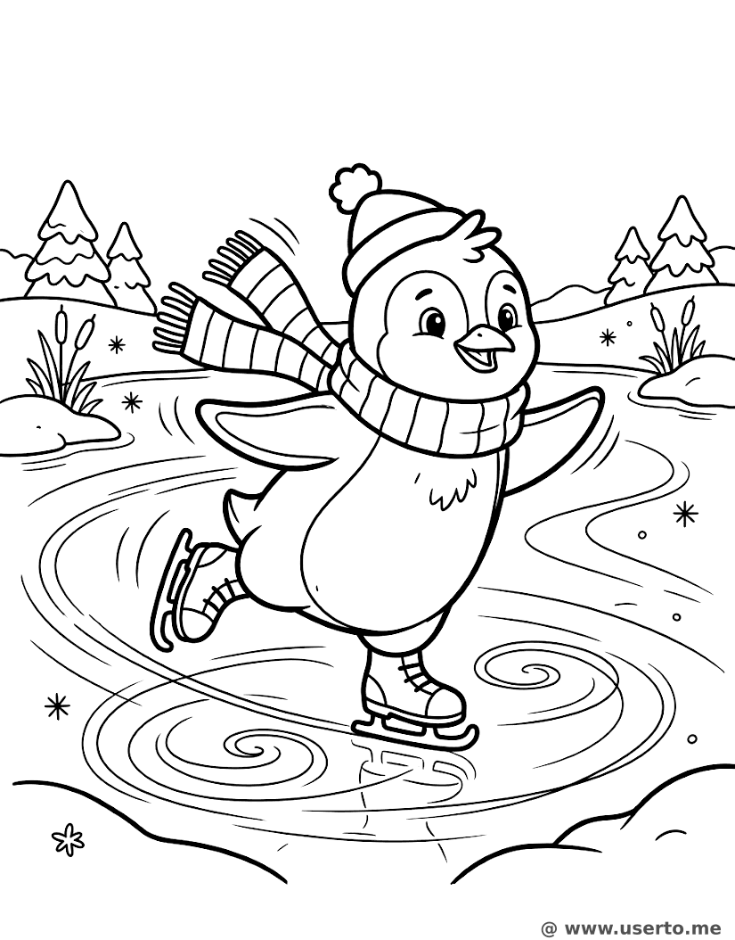 A Dança no Gelo do Pinguim