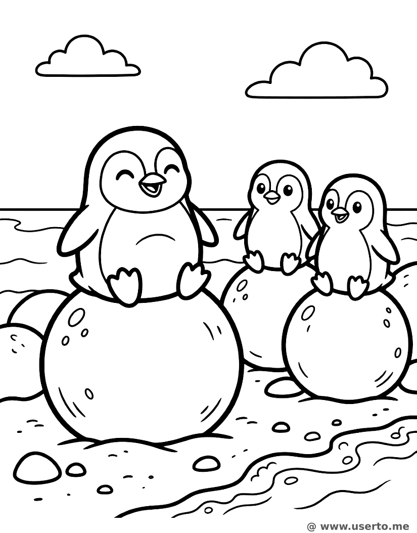 Piquenique de Pinguins em Moeraki Boulders