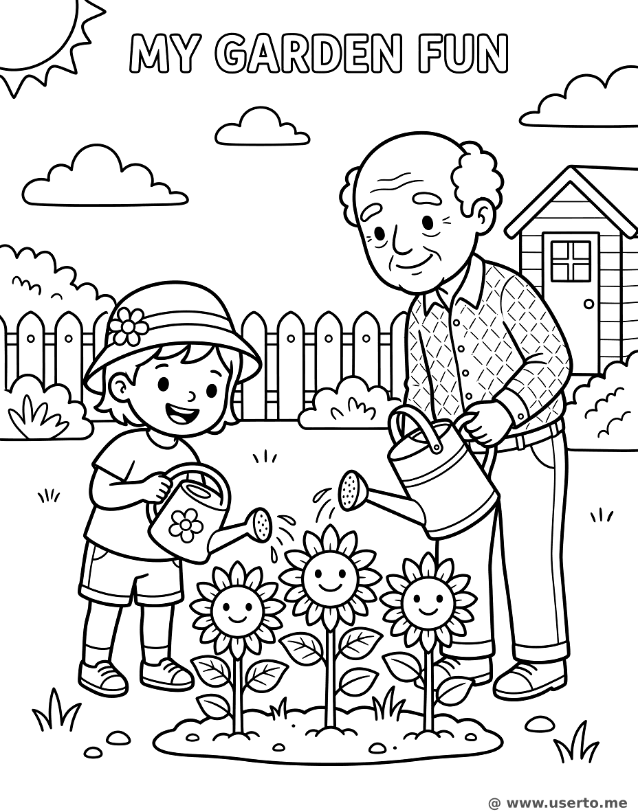 할아버지와 함께하는 정원 모험