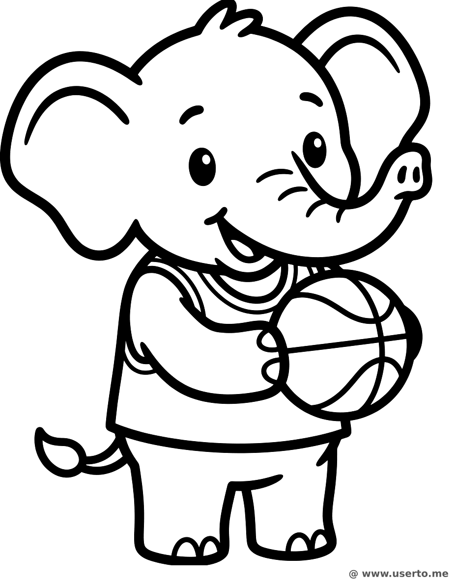 농구왕 아기 코끼리