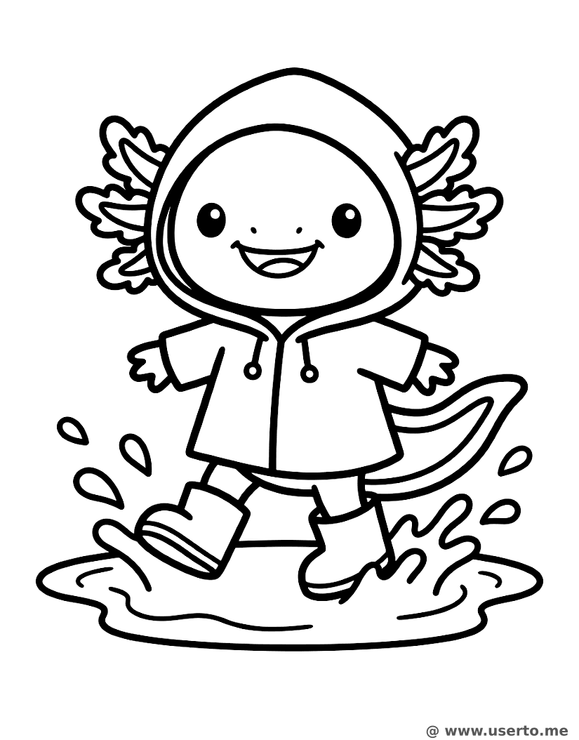 Puddle-Jumping Axolotl