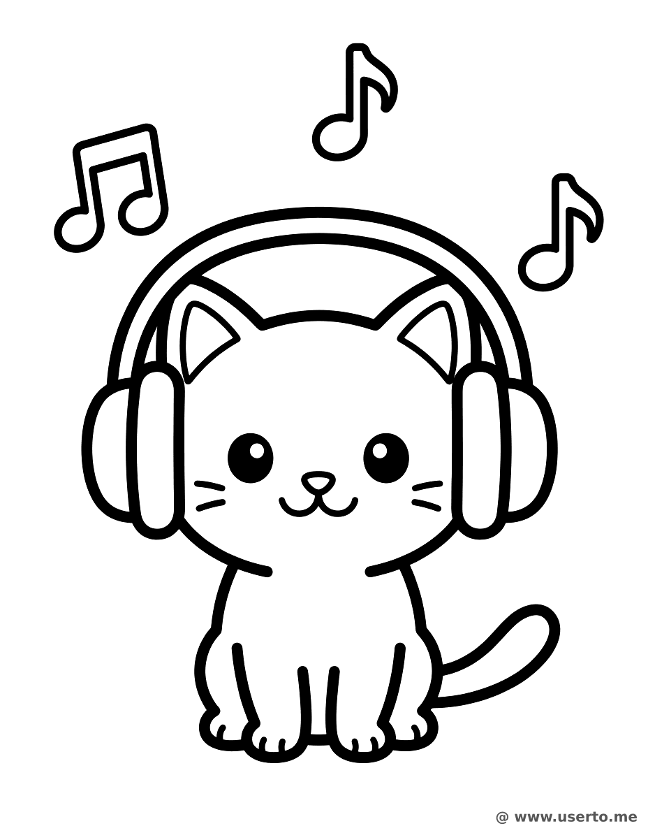 케이팝 듣는 고양이