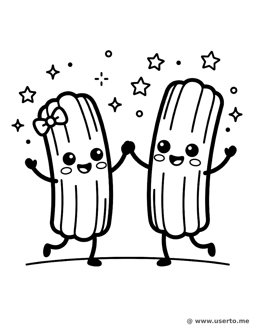 Gêmeos Churros Dançarinos