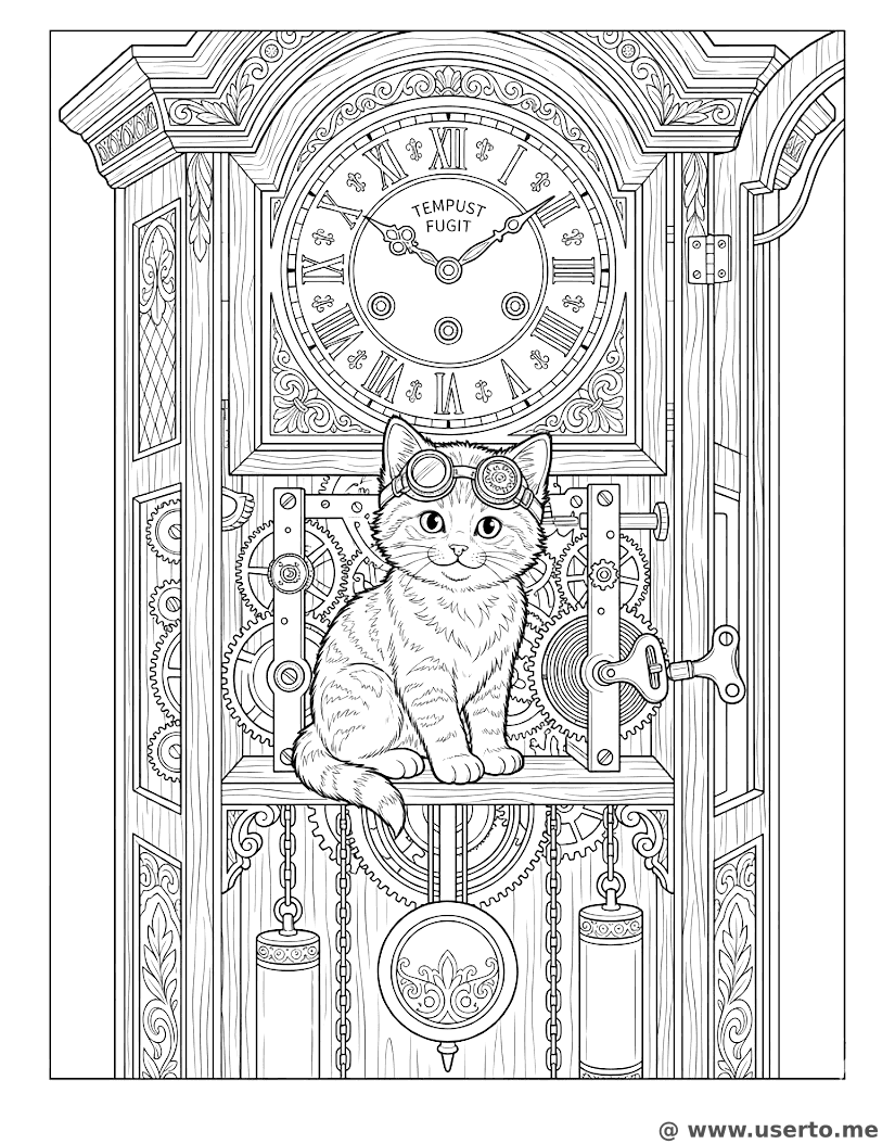 Steampunk Kitty’s Time Machine