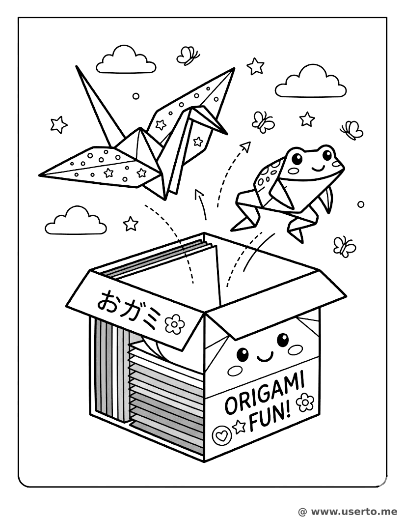 Das Origami-Papier-Abenteuer