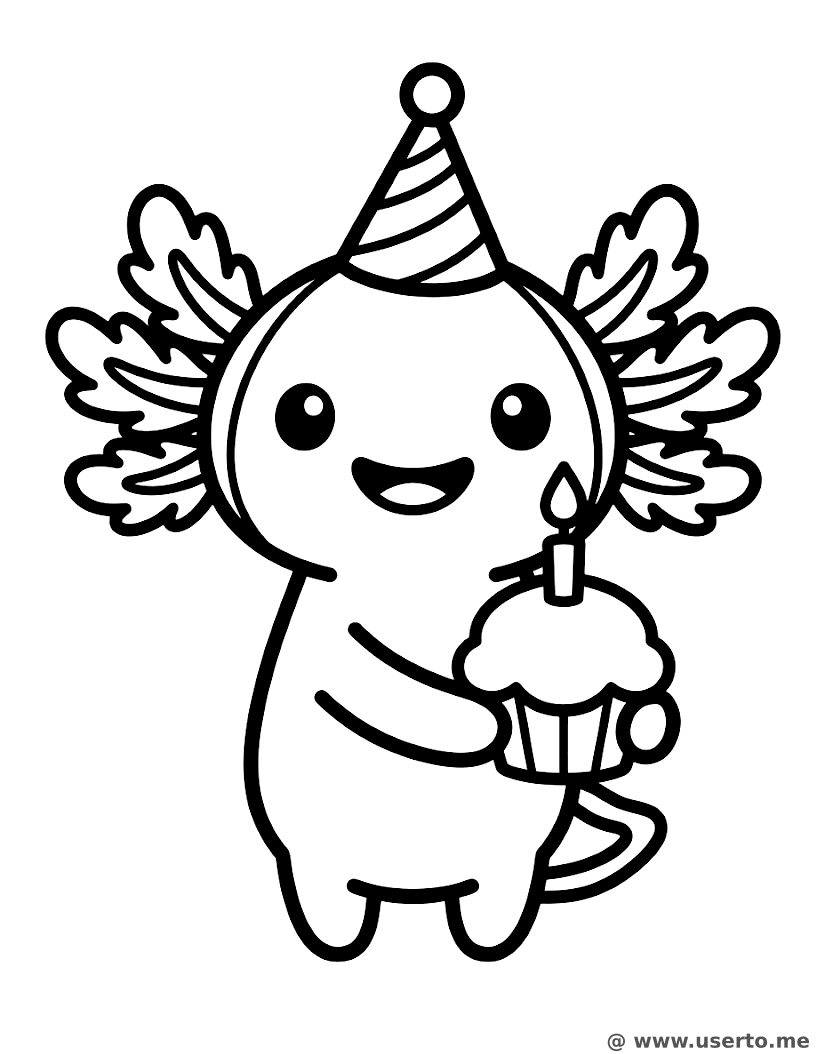 A Festa de Cupcake do Axolote