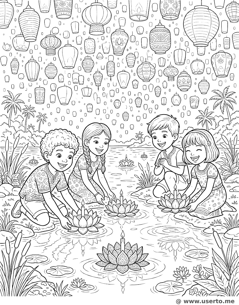 Magical River Lanterns