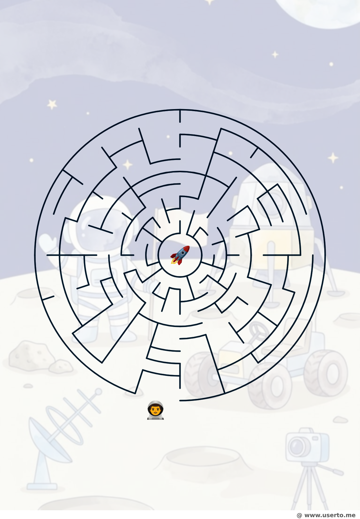 A Missão Lunar do Astronauta