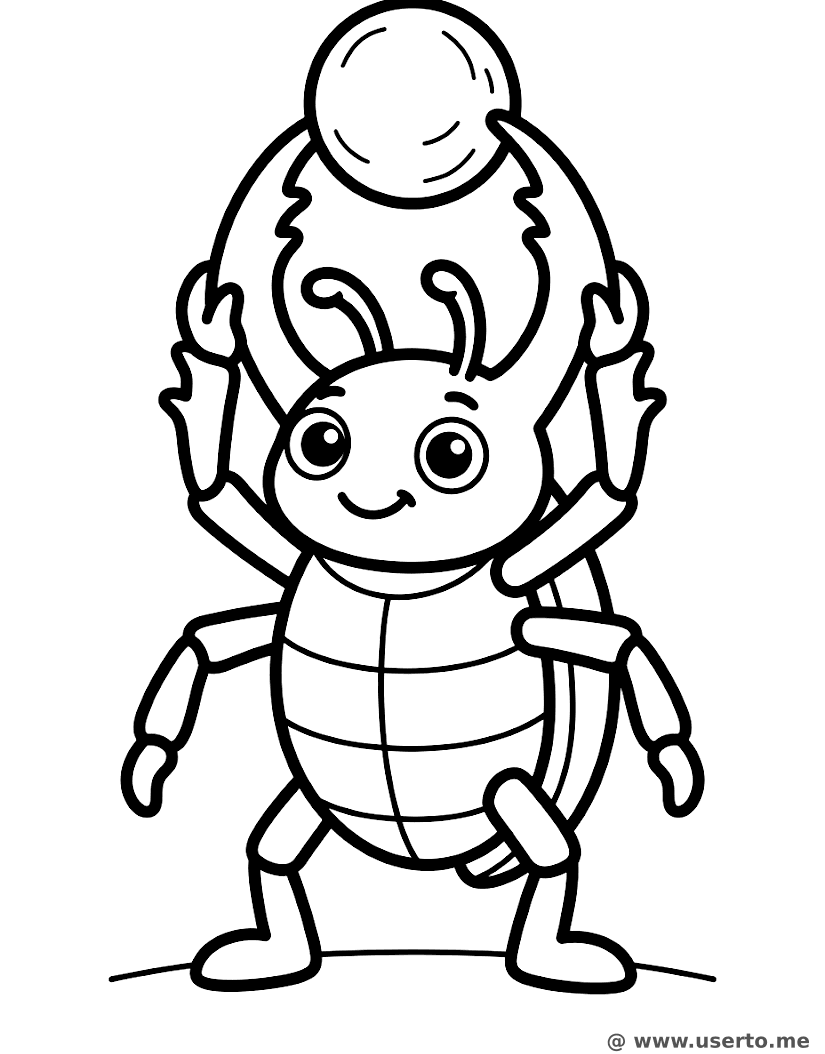 Strong Hercules Beetle