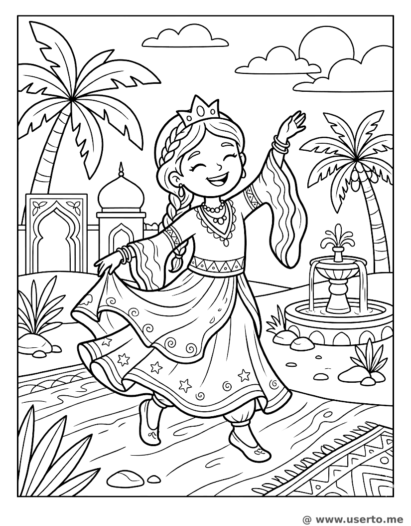 Princesa do Oásis do Saara