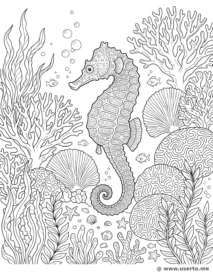 Jungla de Caballitos de Mar Brillantes