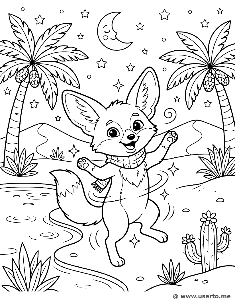 Fennec Fox Oasis Disco