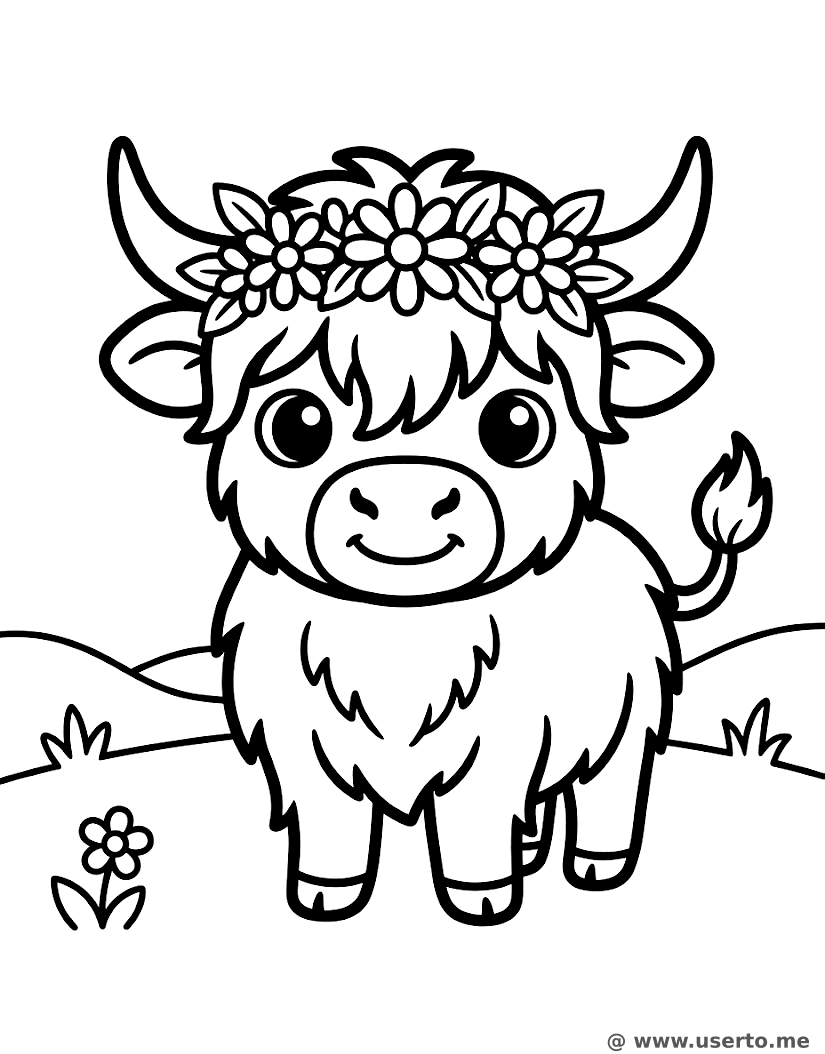 Coroa de Flores da Vaca das Terras Altas