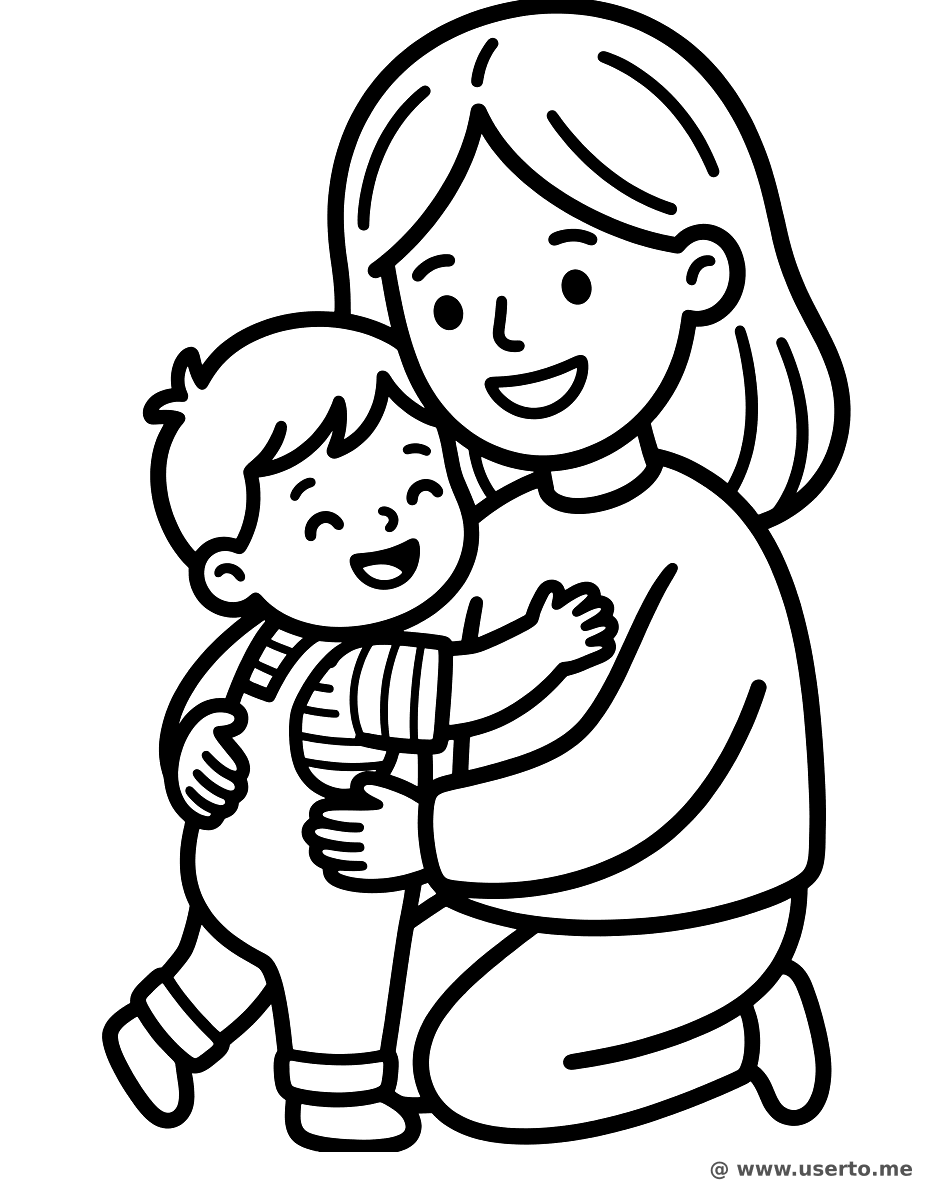 엄마를 위한 따뜻한 포옹