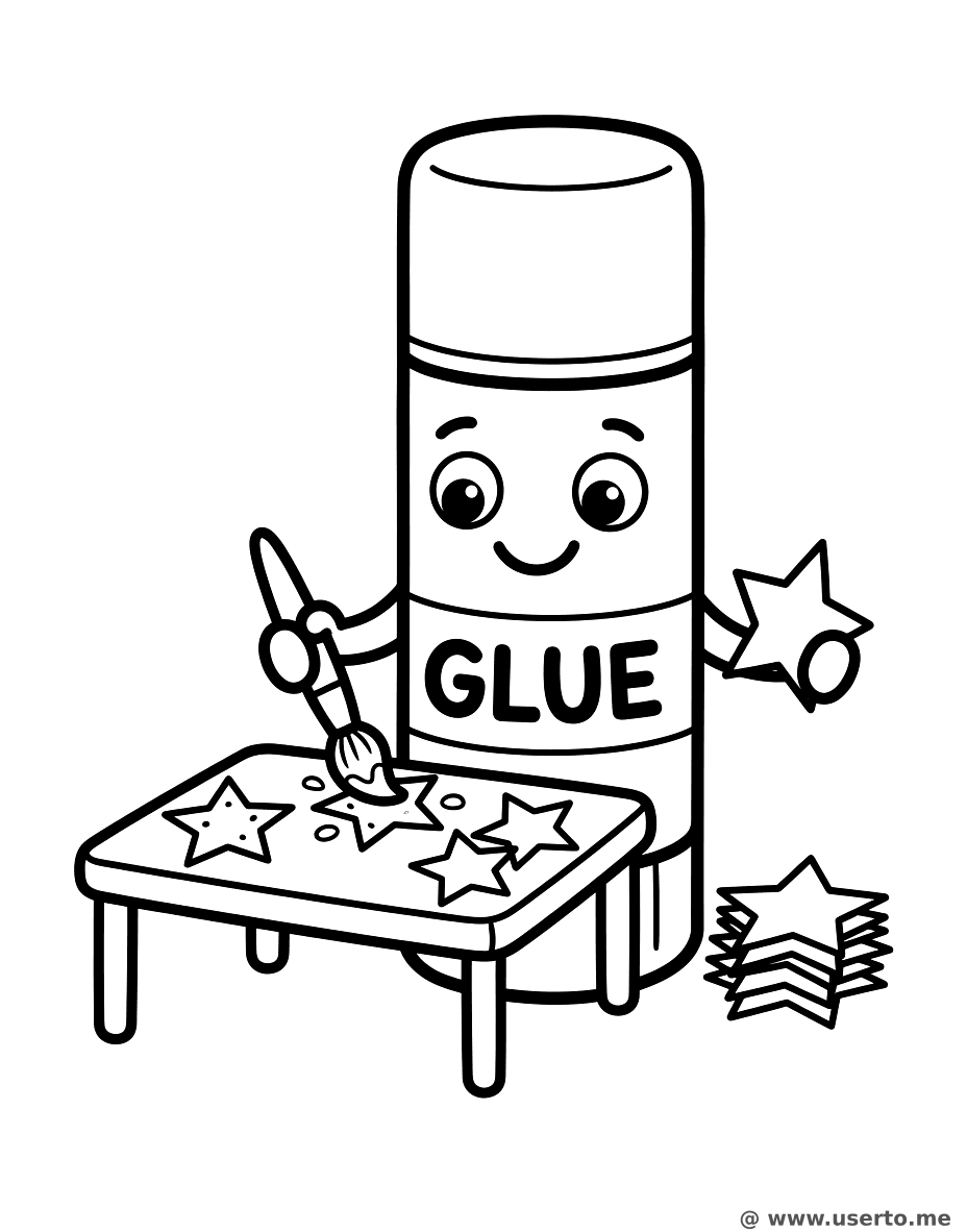 Giggly Glue Stick's Stars