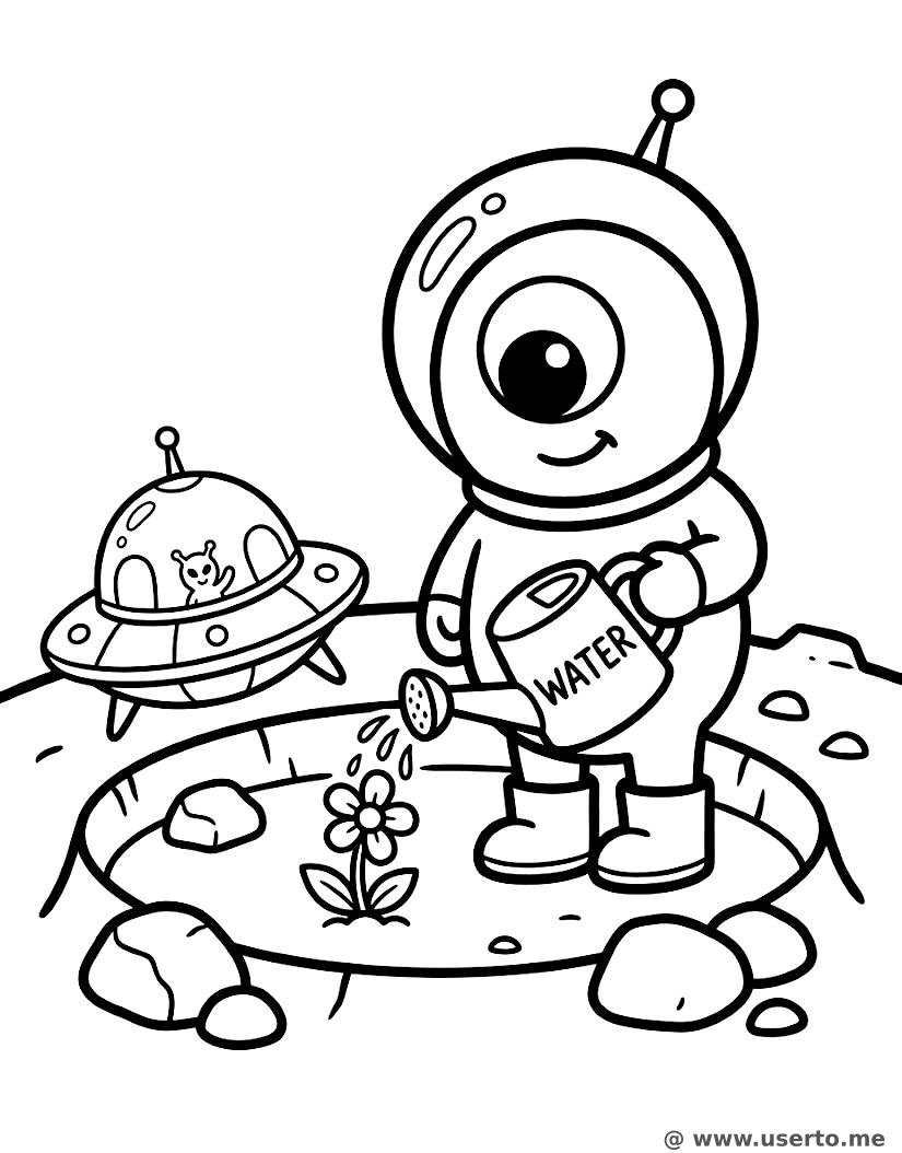 Der außerirdische Gärtner auf dem Mars