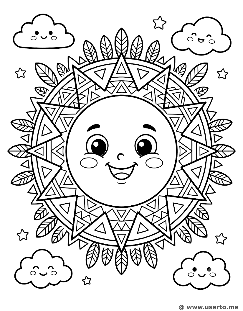 Aztec Sun Mask Fiesta