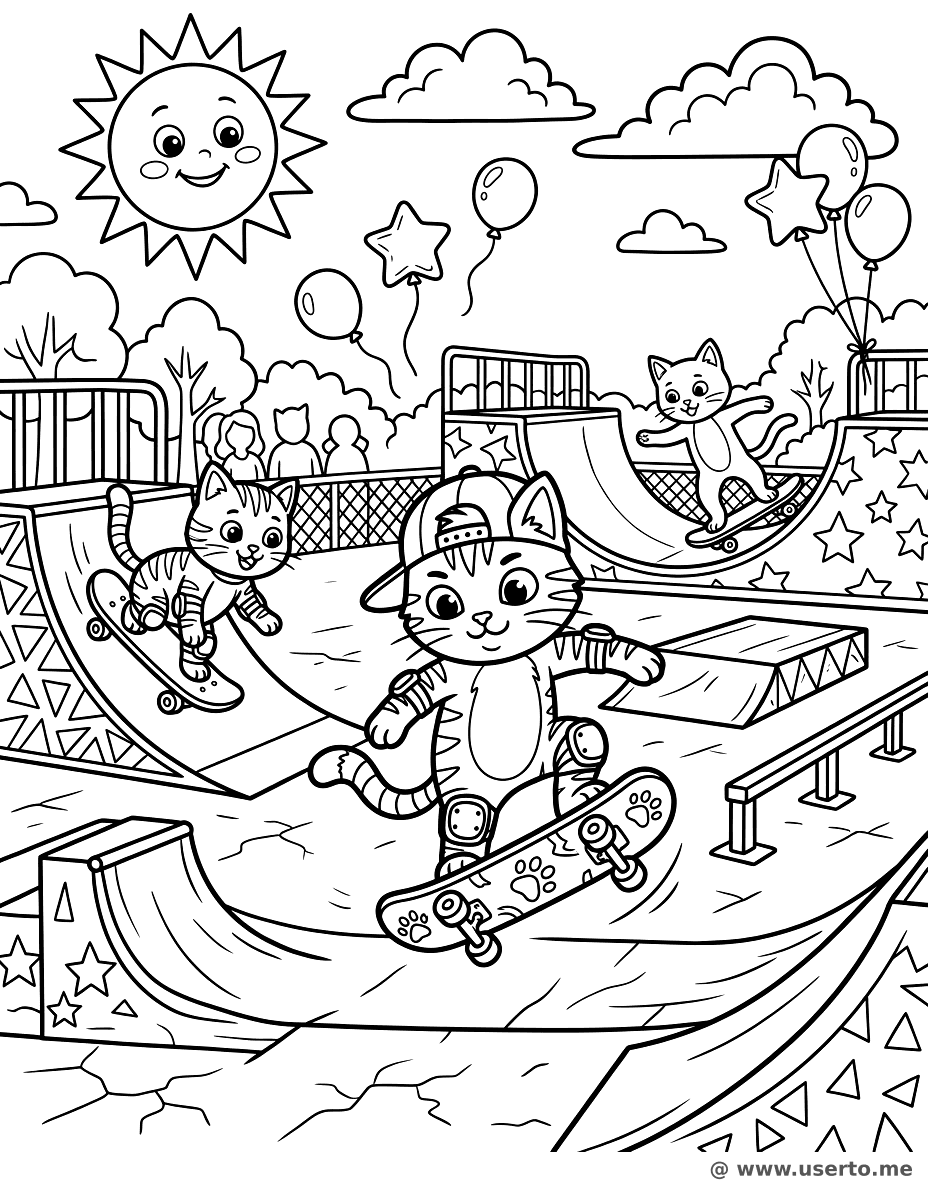 야옹이의 스케이트 파크