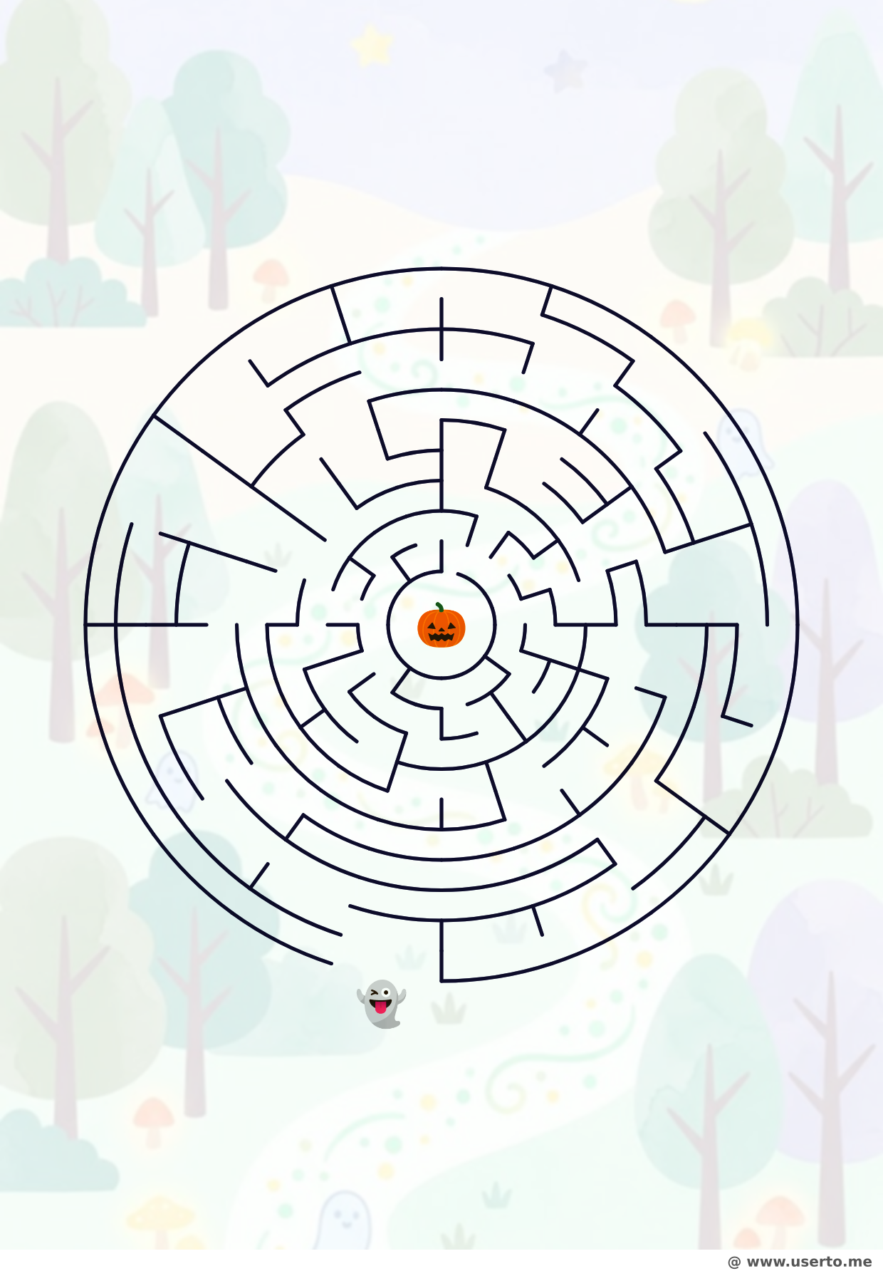 The Ghost's Glow-in-the-Dark Trail