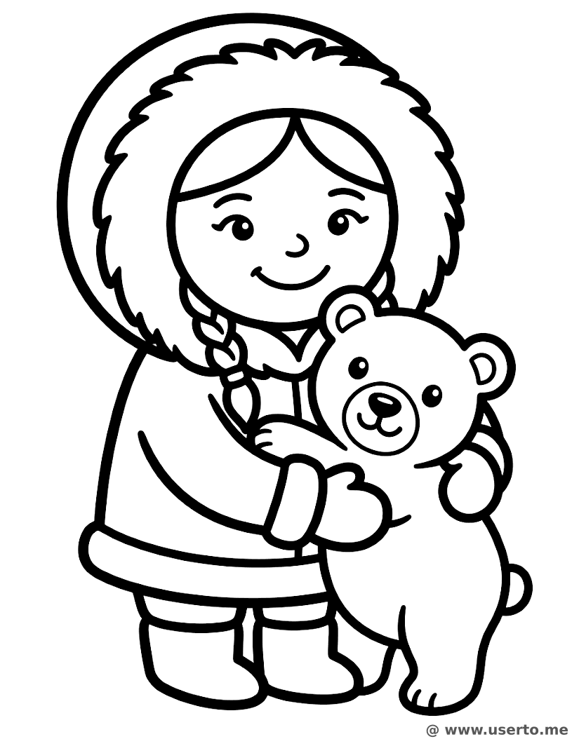 북극 공주와 눈부신 아기 곰