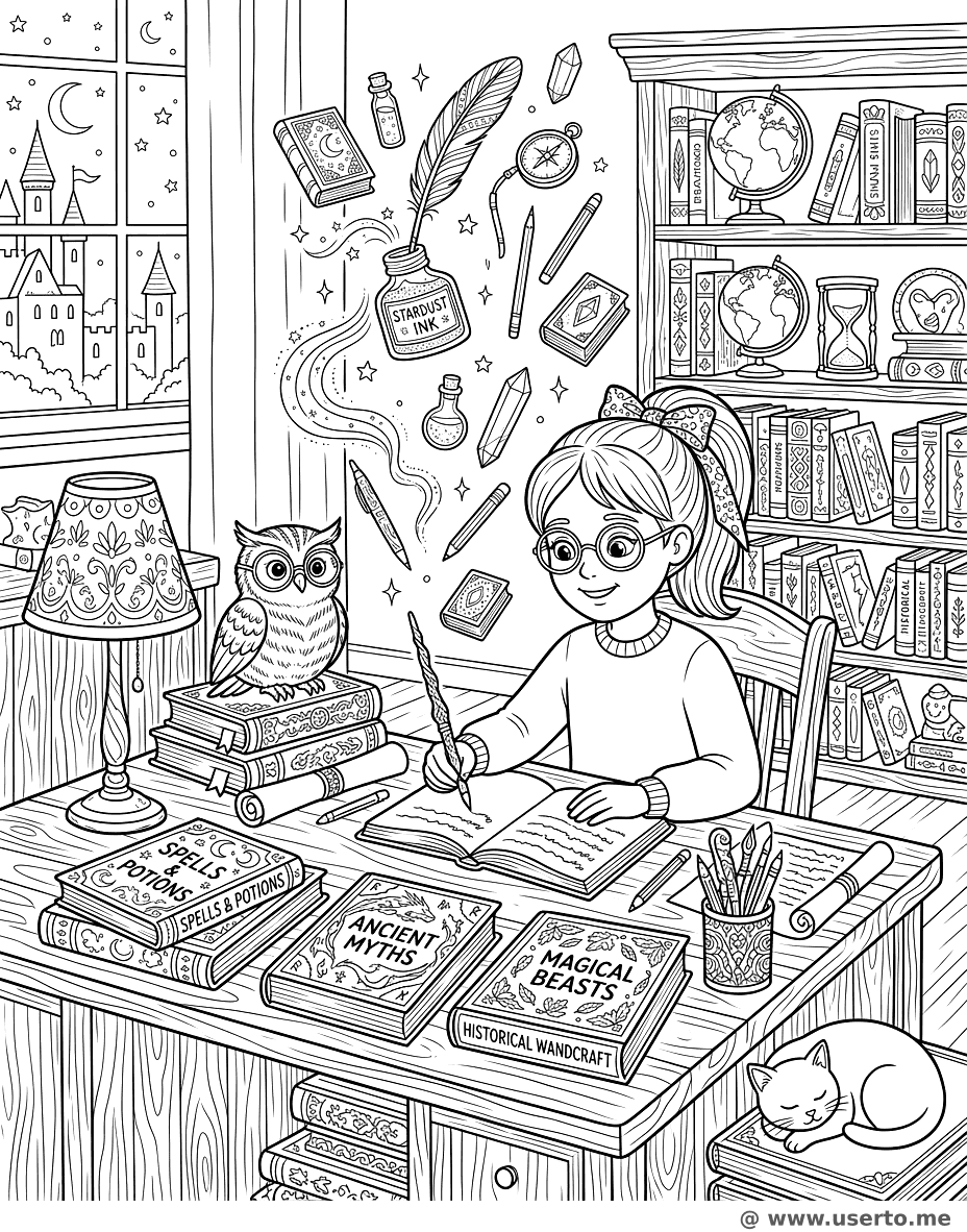 마법의 공부 책상