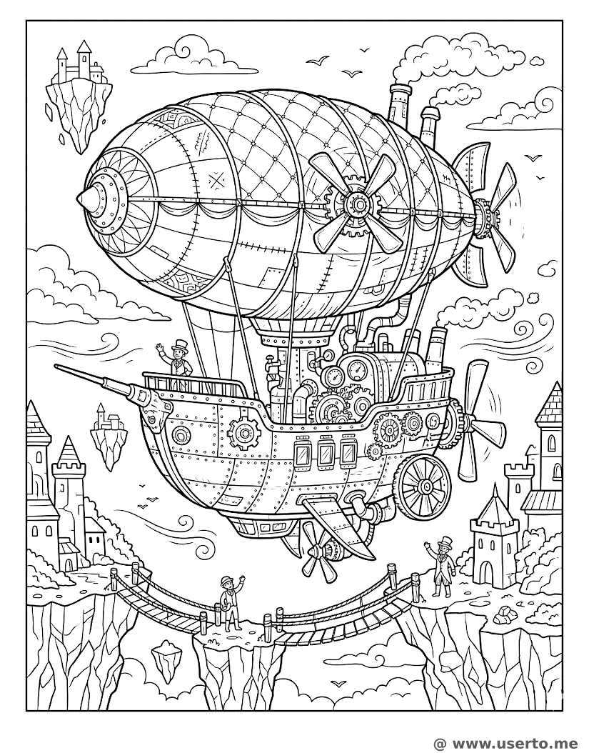 Steampunk-Himmelsstürmer