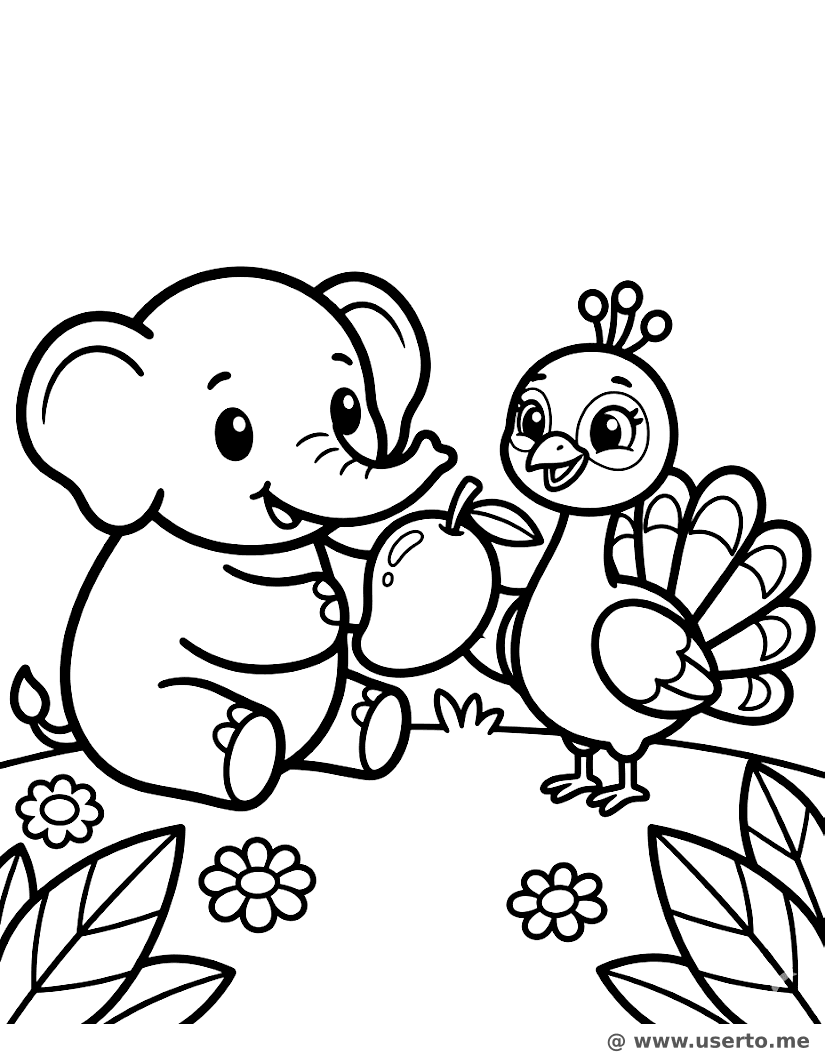 El Elefante que Comparte su Mango
