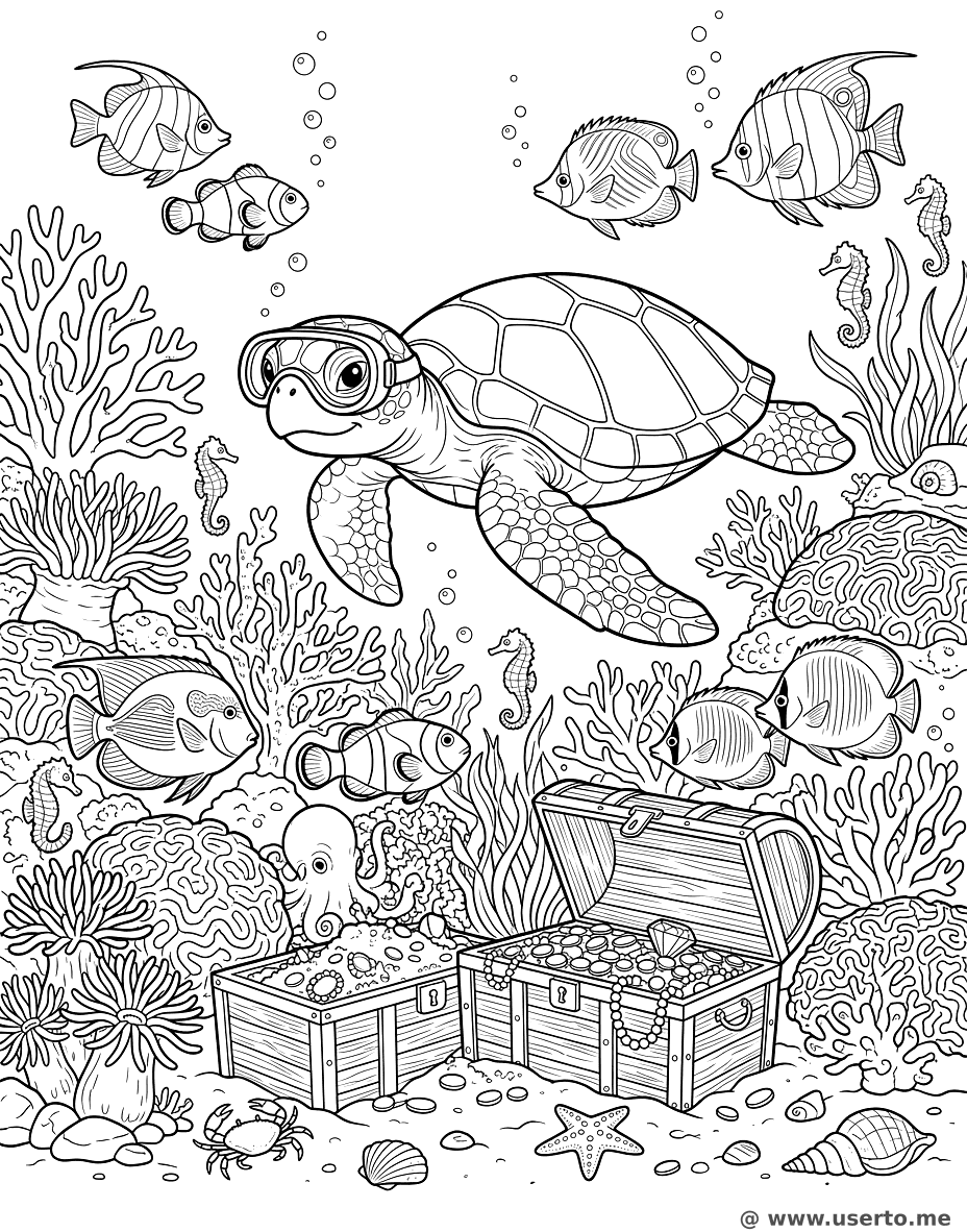 Sea Turtle's Ocean Adventure