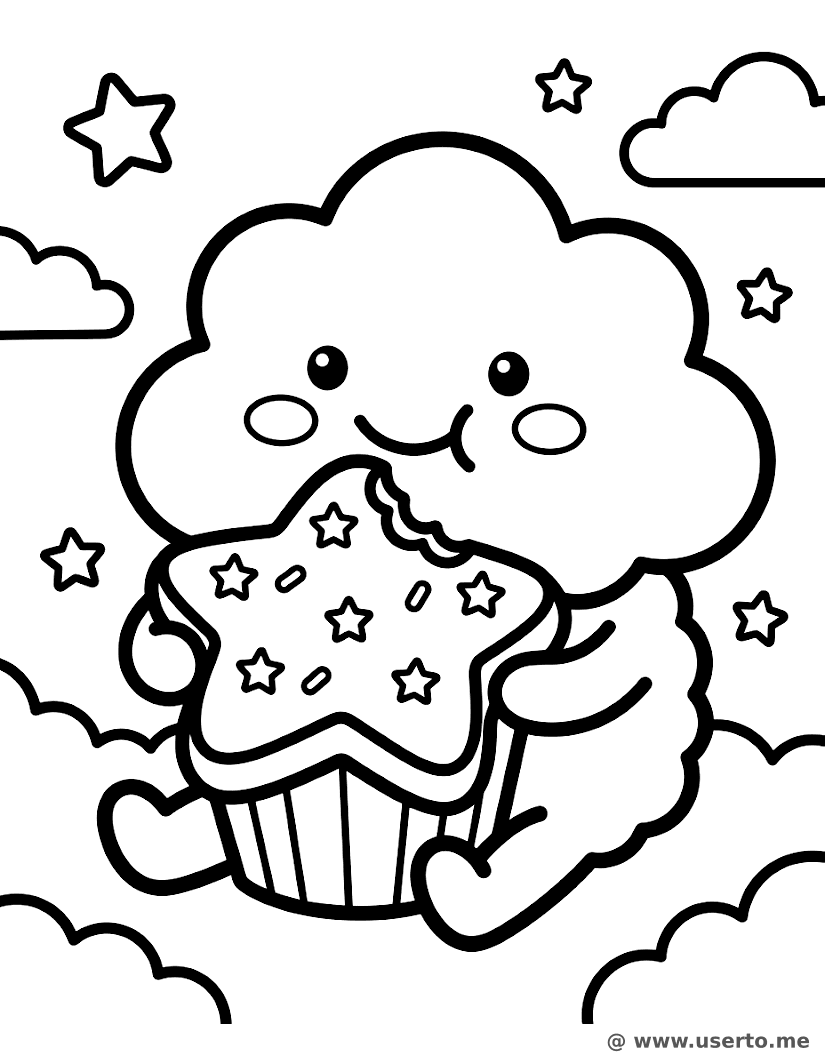 Der Sternen-Cupcake des Riesen
