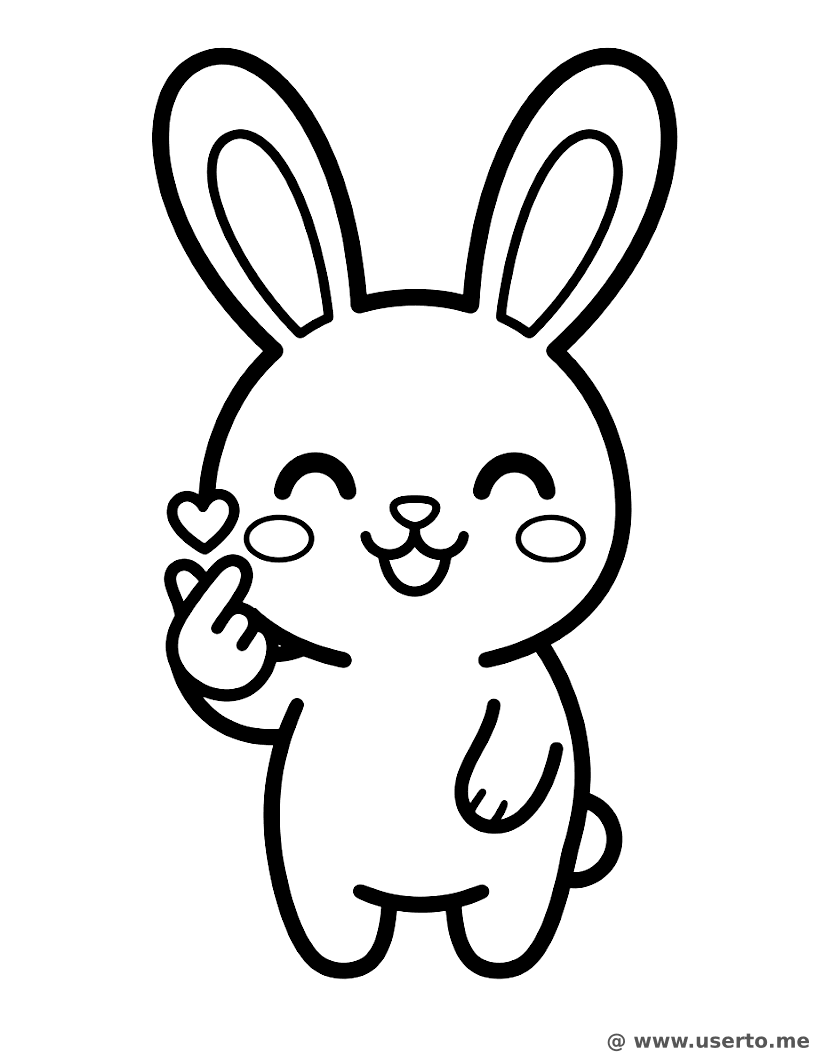Conejito de Corazón