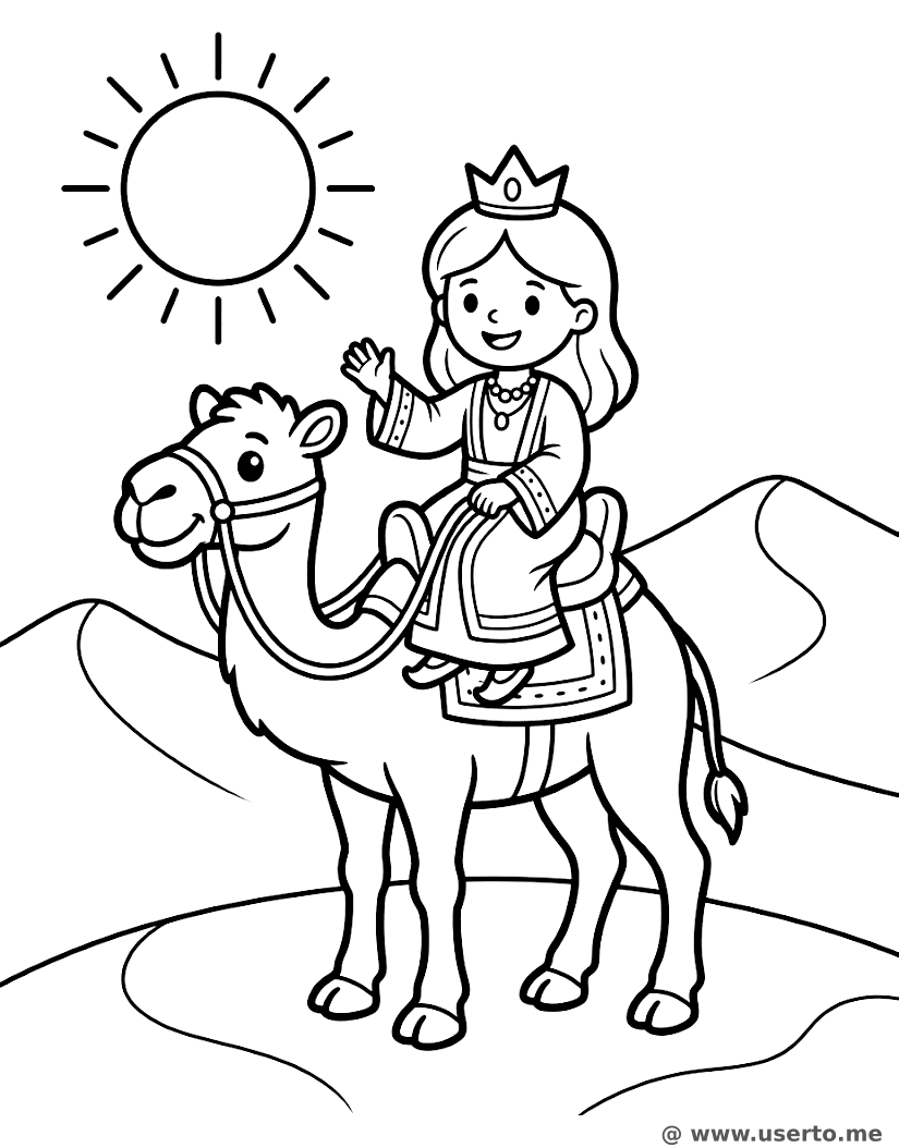 Princesa do Deserto e o Camelo
