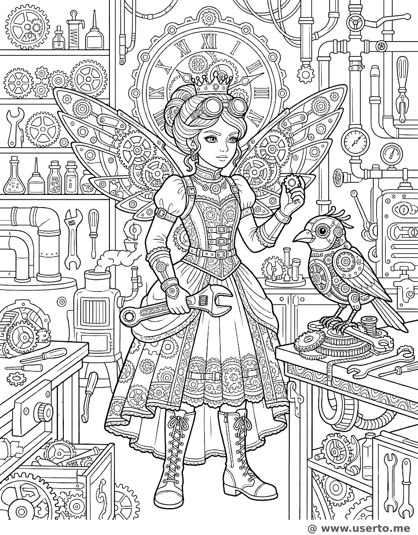 Princesa Inventora Steampunk