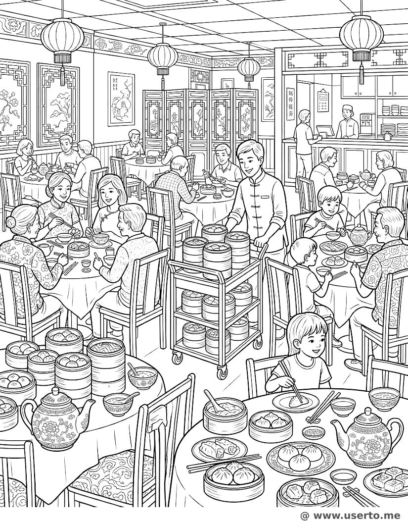 Bulliciosa Casa de Té Dim Sum