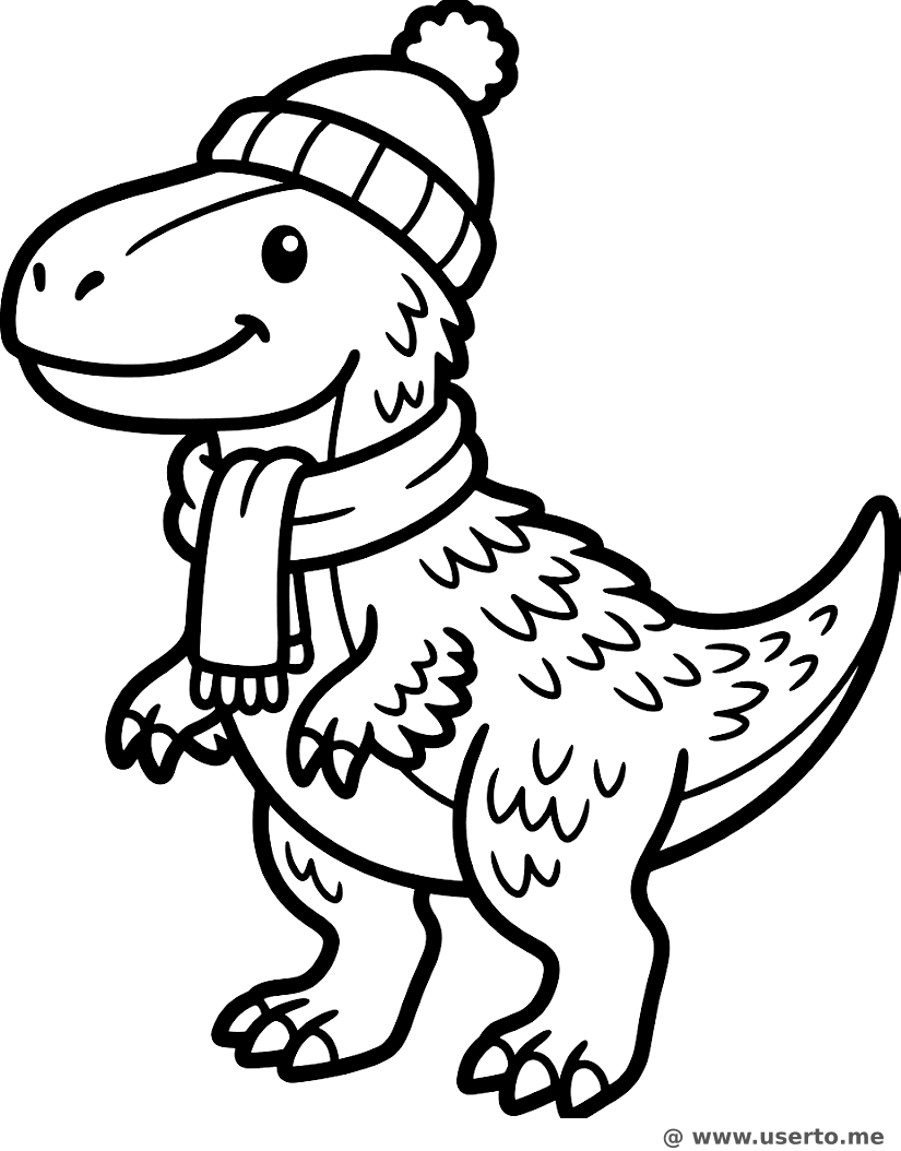 O fofinho Yutyrannus de Inverno
