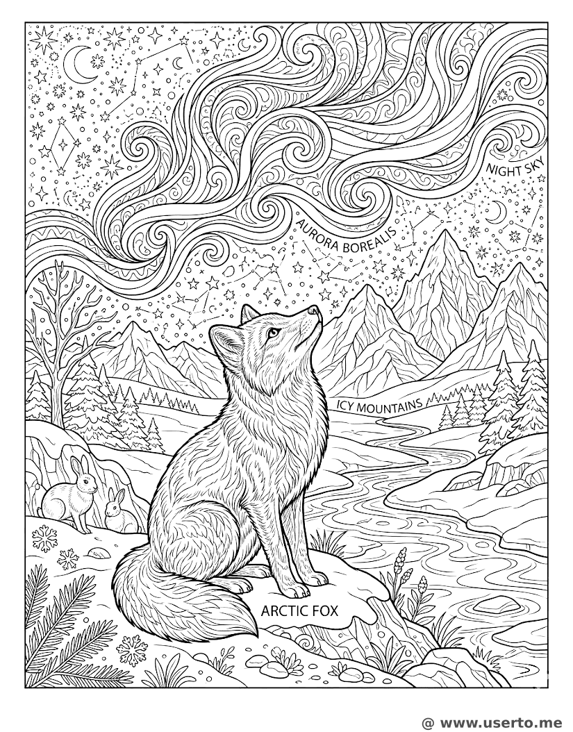 Der Polarfuchs und der Zauberhimmel