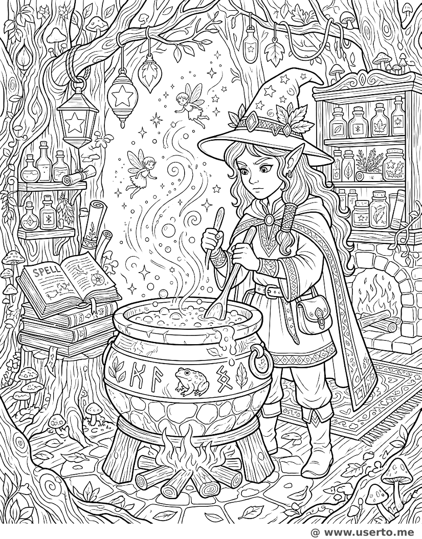 Poción Mágica del Elfo del Bosque