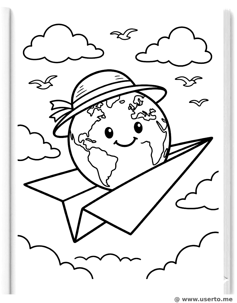 Globe's Paper Plane Adventure