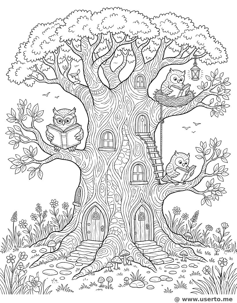 The Baobab Treehouse Library