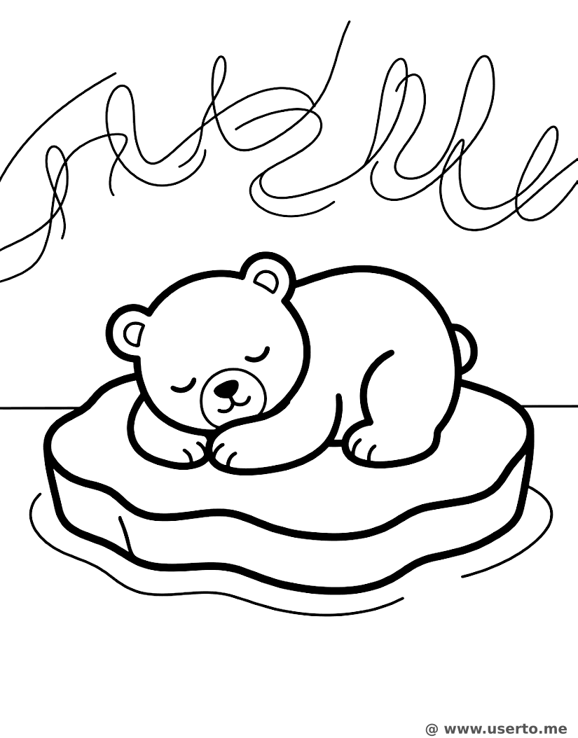 A Soneca da Aurora do Urso Polar