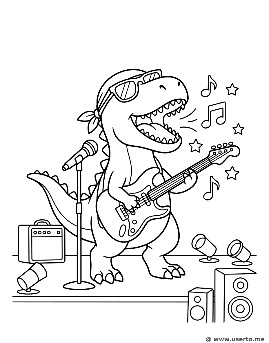 공룡 밴드의 기타리스트