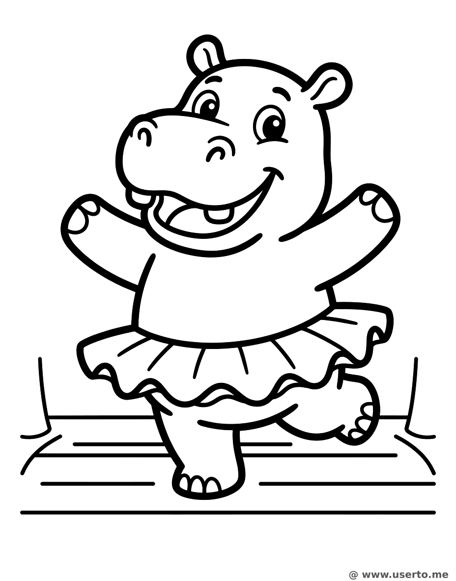 La Gran Función de la Hipopótamo Bailarina