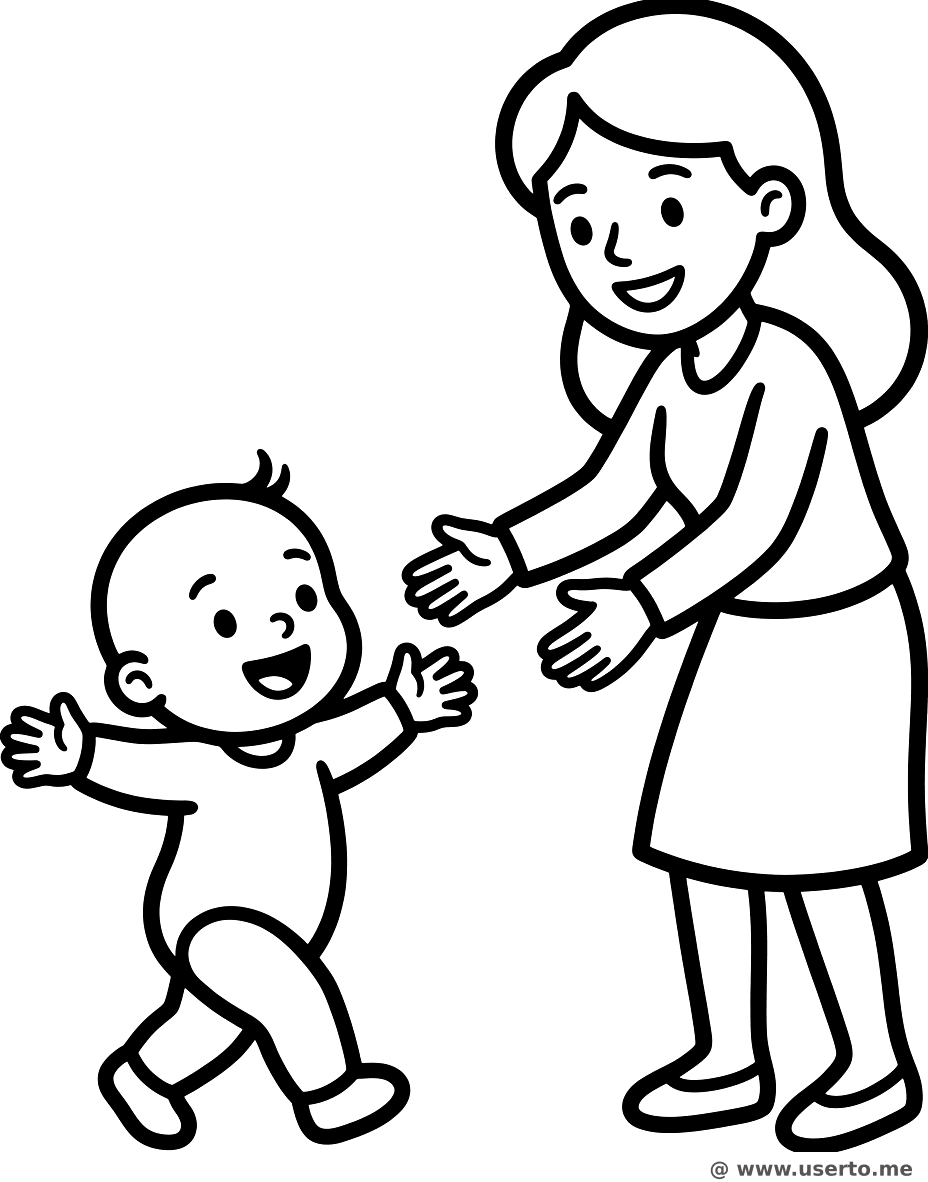 Os primeiros passos do bebê