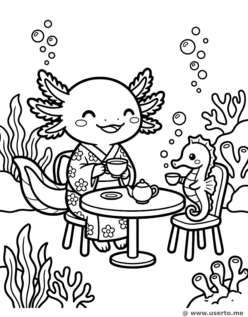 El Té Subacuático del Axolote