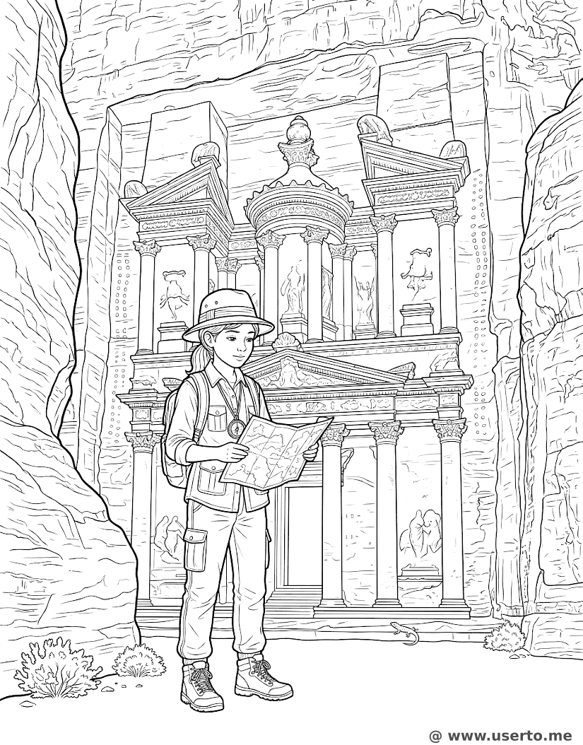 Exploradora Secreta na Antiga Petra