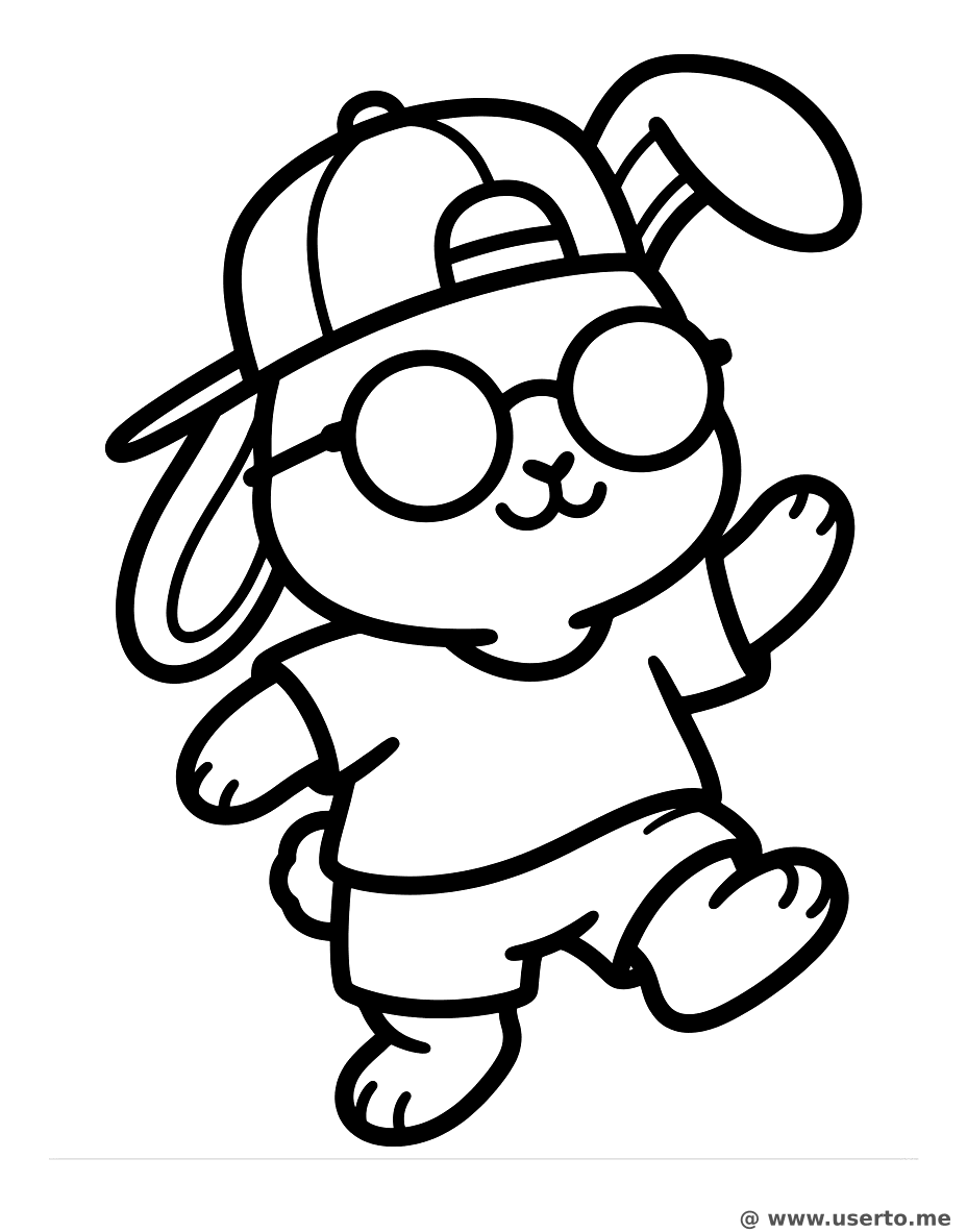 춤추는 아기 토끼